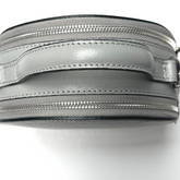 Ladies Leather Bag - ANNA Genuine Leather Circular Bag - Light Grey - Majestico Gifts